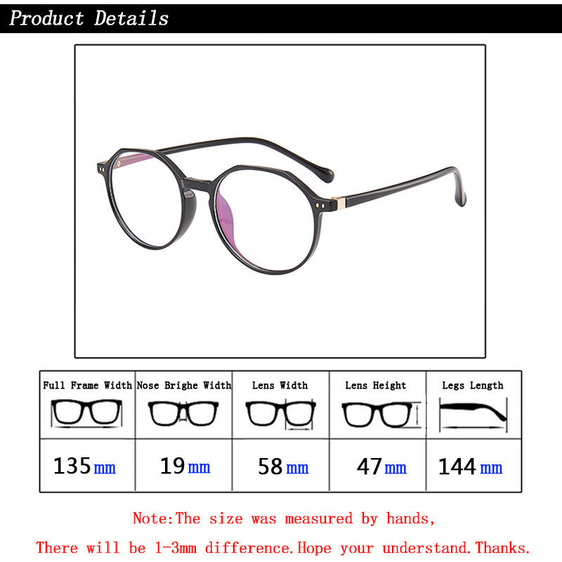 Ženski TR90 okviri za naočale Ženske prozirne naočale Djevojke Studentice Zakovice Okviri za kratkovidnost Naočale za čitanje po narudžbi
