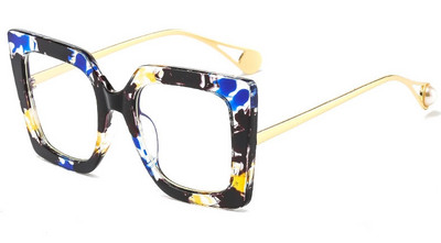 Dekoratyviniai akiniai vintažiniai moteriški kvadratiniai metaliniai skaidrūs akinių rėmeliai, moteriški nauji mados akiniai, skaidrūs moteriški akiniai