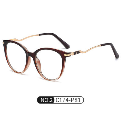 Optički okviri za naočale protiv plave svjetlosti Ženske modne TR90 dioptrijske naočale Vintage prozirne crvene naočale