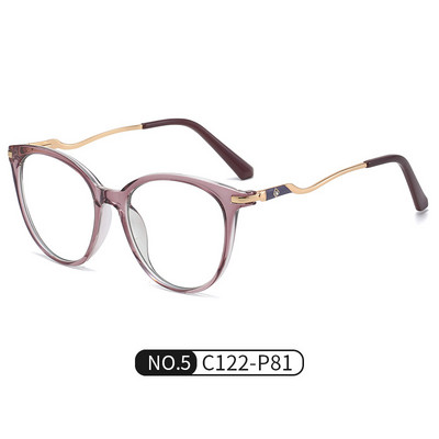 Optički okviri za naočale protiv plave svjetlosti Ženske modne TR90 dioptrijske naočale Vintage prozirne crvene naočale