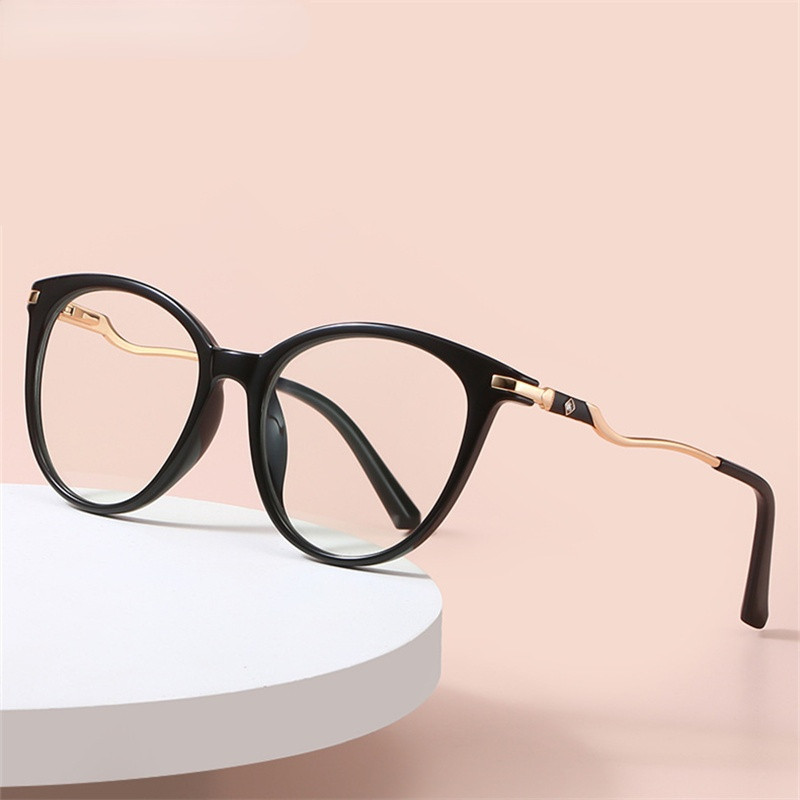 Optički okviri za naočale protiv plave svjetlosti Ženske modne TR90 dioptrijske naočale Vintage prozirne crvene naočale