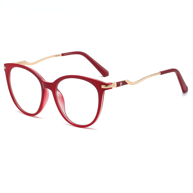 Optički okviri za naočale protiv plave svjetlosti Ženske modne TR90 dioptrijske naočale Vintage prozirne crvene naočale