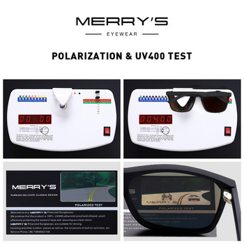 MERRYS DESIGN Мъжки HD поляризирани слънчеви очила Мъжки шофиращи Spuare Shades Класически слънчеви очила за мъже UV400 S3005