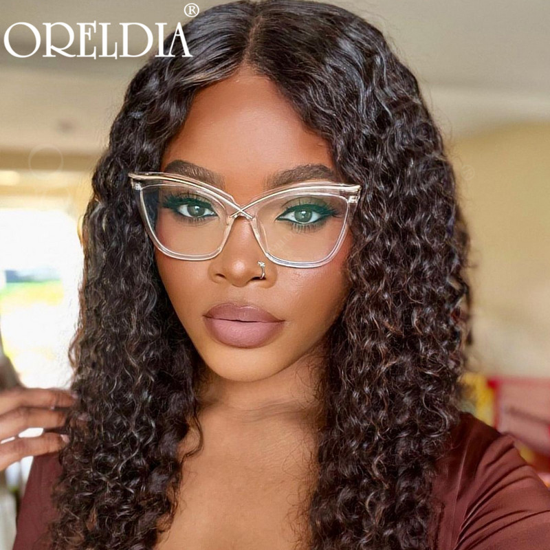 Prevelike mačkaste naočale za računalo Ženske okvire za naočale protiv plave svjetlosti Vintage naočale s cvjetnim printom Optičke naočale