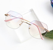 Anti Blu Ray ženski okvir bez okvira Nova moda Ultralake naočale za plažu na otvorenom bez okvira Poligon okvir