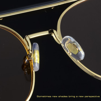 AOFLY Στρογγυλά Vintage Ανδρικά γυαλιά ηλίου Anti Glare Metal Steampunk γυαλιά ηλίου για γυναίκες 2023 zonnebril dames Shades Female UV400