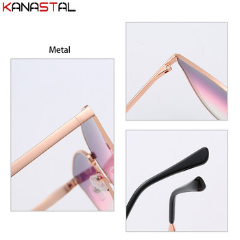 Γυναικεία γυαλιά ηλίου UV400 Polarized Gradient Fashion Anti Glare Γυαλιά ηλίου Μεταλλικά γυαλιά γάτας Σκελετός Camping Party Γυαλιά ταξιδιού