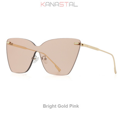 Ženske UV400 polarizirane sunčane naočale s gradijentom, modne sunčane naočale protiv odsjaja, metalni mačkasti okvir za naočale, naočale za kampiranje, zabave, putovanja