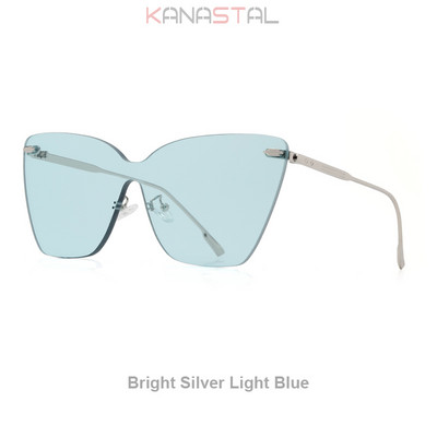 Ženske UV400 polarizirane sunčane naočale s gradijentom, modne sunčane naočale protiv odsjaja, metalni mačkasti okvir za naočale, naočale za kampiranje, zabave, putovanja