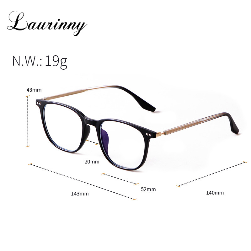 Klasikiniai anti-mėlyni optiniai akiniai moterims, reguliuojami smilkinių rėmeliai, paprasti akiniai, skaidraus lęšio, kompiuterio akiniai, moteriški
