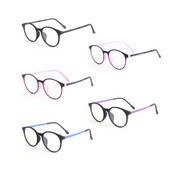 Ramă ochelari de lectură Ochelari Rame ochelari Rame rotunde antiderapante Ochelari anti-ușoare pentru miopie Suport integrat pentru nas