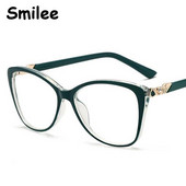 Zelene mačkaste naočale s funkcijom zaštite od plave svjetlosti Okviri za naočale Ženske naočale Vintage okvir za računalne kratkovidne štreberske naočale