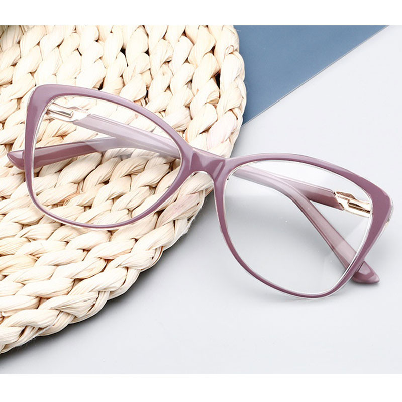 Zelene mačkaste naočale s funkcijom zaštite od plave svjetlosti Okviri za naočale Ženske naočale Vintage okvir za računalne kratkovidne štreberske naočale