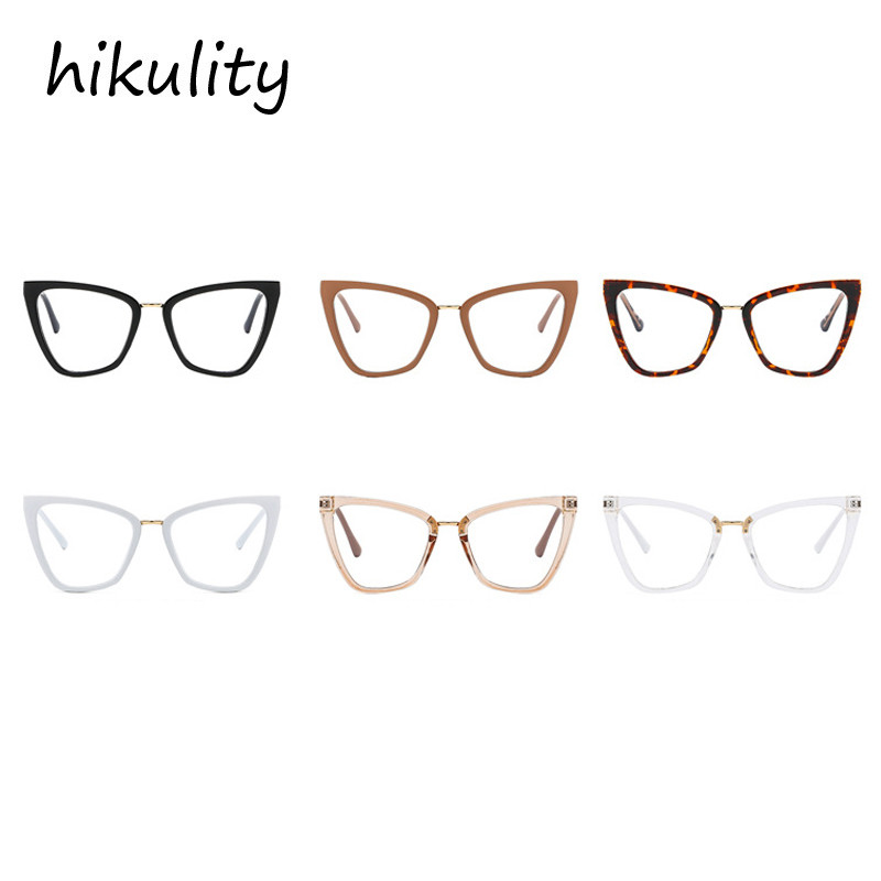 Jedinstvene anti-plave svjetleće mačkaste naočale za žene Nova moda Aluminijski okvir za računalne naočale sa savijenim nogama Ženske elegantne nijanse