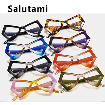 Уникални неправилни пеперудени котешки очила с анти-синя светлина за жени Ретро модни пачуърк рамка за компютърни очила Lady