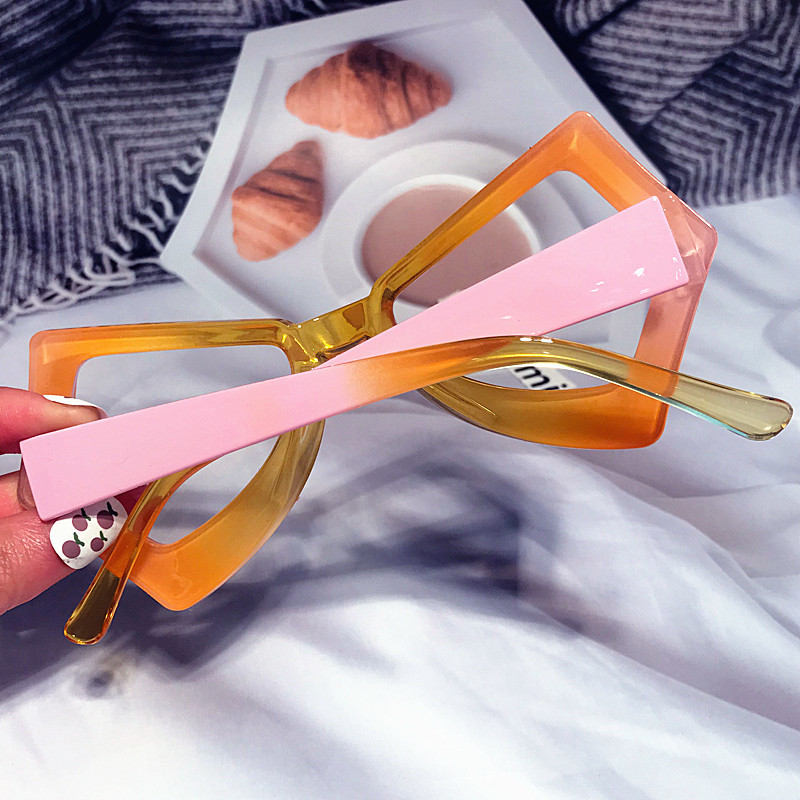 Jedinstvene nepravilne leptir mačkaste anti-plave svjetlosne naočale za žene Vintage modni patchwork okvir za računalne naočale Lady