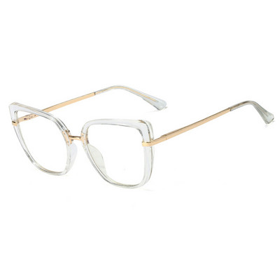 48262 Cat Eye TR90 Anti Blue Glasses Frames Дамски оптични модни очила за компютър