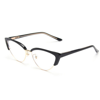 Котешко око против синя светлина Луксозни рамки за оптични очила Мъже Жени Модни компютърни очила 50637