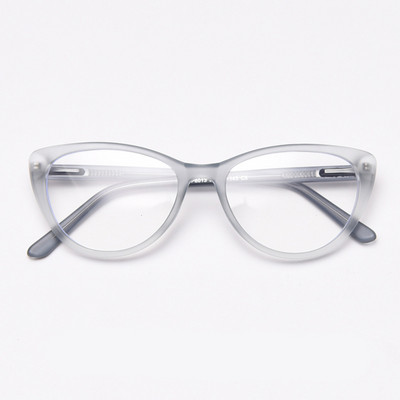 49532 Дамски матови рамки за очила TR90 Котешко око оптични модни компютърни очила