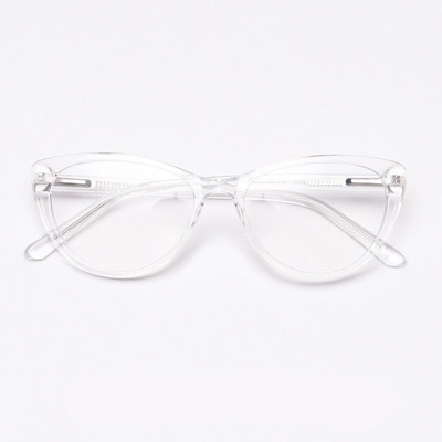 49532 Дамски матови рамки за очила TR90 Котешко око оптични модни компютърни очила