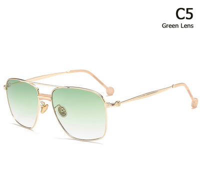 JackJad New Fashion Square Aviation Style Akiniai nuo saulės Vyrai Moterys Cool Tont Ocean Objektyvai Prekės ženklo Dizainas Akiniai nuo saulės Oculos De Sol 17038