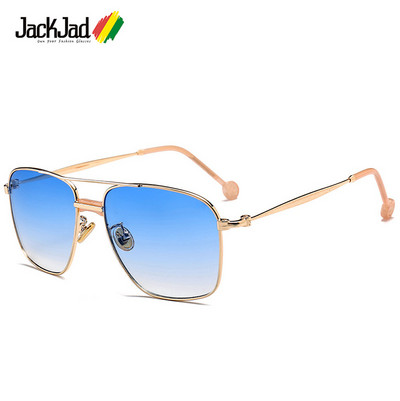 JackJad New Fashion Square Aviation Style Akiniai nuo saulės Vyrai Moterys Cool Tont Ocean Objektyvai Prekės ženklo Dizainas Akiniai nuo saulės Oculos De Sol 17038