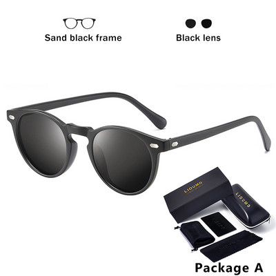 Okrugle sunčane naočale marke LIOUMO za žene Klasične ultralake TR90 dizajn polarizirane naočale za vožnju Muške retro naočale oculos de sol