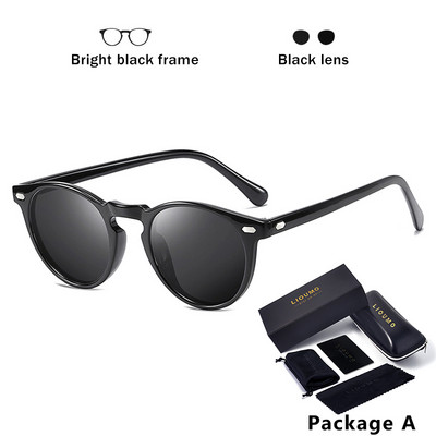 Okrugle sunčane naočale marke LIOUMO za žene Klasične ultralake TR90 dizajn polarizirane naočale za vožnju Muške retro naočale oculos de sol