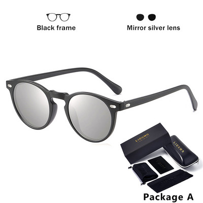 Okrugle sunčane naočale marke LIOUMO za žene Klasične ultralake TR90 dizajn polarizirane naočale za vožnju Muške retro naočale oculos de sol