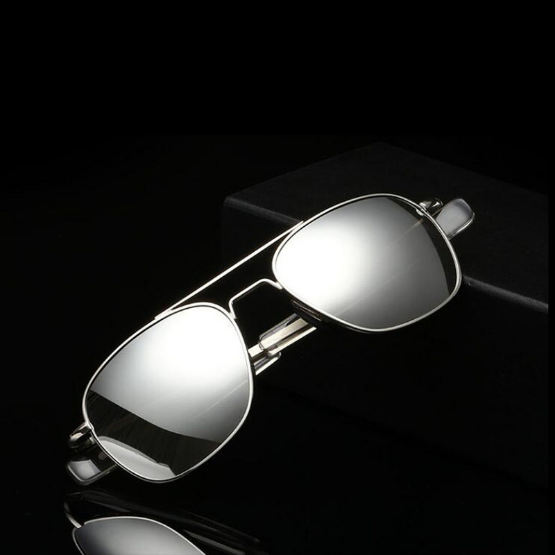 Amerikāņu polarizētās saulesbrilles Gaisa spēku militārais pilots bajonetes tempļi, stieples lāpstiņa vīriešiem klasiskā retro UV400