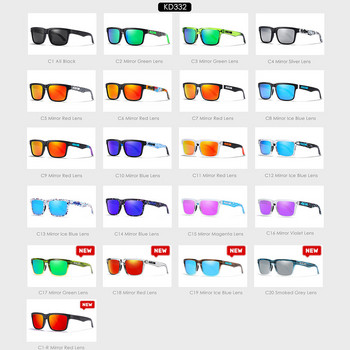 Μόδα Τετράγωνα γυαλιά ηλίου Polarized Ανδρικά Αθλητικά Αποχρώσεις Cool Mirror Lens Light Wight Γυναικεία γυαλιά οδήγησης με δωρεάν κουτί