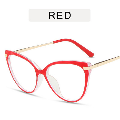 YOOSKE TR90 kačių akių akinių rėmeliai moteriški dideli skaidrūs optiniai rėmeliai prekės ženklo dizainerio madingi akiniai moterims