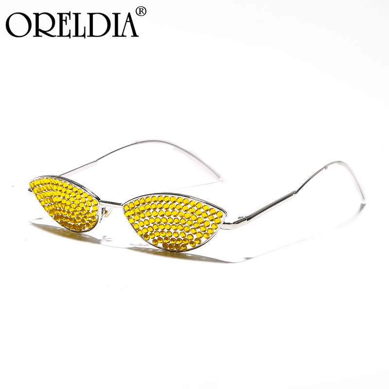 Populiariausių prekės ženklų dizainerių kačių akių akiniai nuo saulės moteriški maži seksualūs prabangūs spalvoti kalnų krištoliniai akiniai nuo saulės moterims Retro akiniai Oculos De Sol
