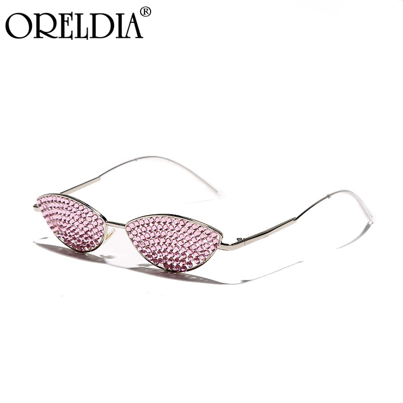 Populiariausių prekės ženklų dizainerių kačių akių akiniai nuo saulės moteriški maži seksualūs prabangūs spalvoti kalnų krištoliniai akiniai nuo saulės moterims Retro akiniai Oculos De Sol