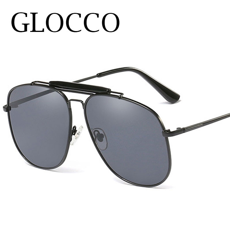 Retro Double Bridges Peach Pilot päikeseprillid Naiste Meeste Disainer Luksuslikud metallraamiga Suured päikeseprillid 2022 Uued moodsad prillid