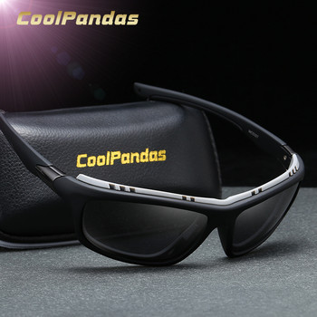 CoolPandas 2022 Fashion Polarized γυαλιά ηλίου Ανδρικές αποχρώσεις οδήγησης Υπαίθριος αθλητισμός για άνδρες Μάρκα Oculos lunette soleil homme