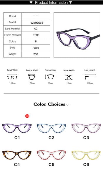 VWKTUUN Cat Eye Blue Light Blocking Glasses Γυναικεία TR90 Σκελετός Γυαλιά Anti Blue Light Γυαλιά Τριών Χρωμάτων Μικτά