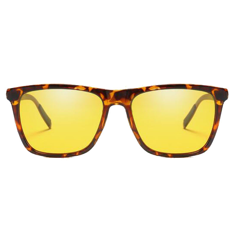 Anti-Glare Night Vision Naočale za vožnju automobila Polarizirane muške sunčane naočale Aluminijske magnezijske vintage dizajnerske naočale sa žutim lećama