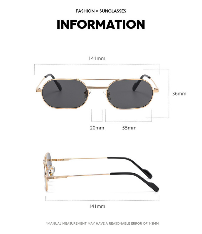 2021 m. vasaros stačiakampiai akiniai nuo saulės Moteriški madingi saulės akiniai retro stiliaus vėjui atsparūs UV400 miesto mados akiniai nuo saulės