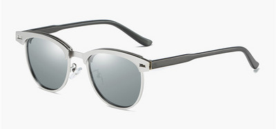 SHAUNA Retro muške četvrtaste polarizirane sunčane naočale za zaštitu od UV400 zaštite