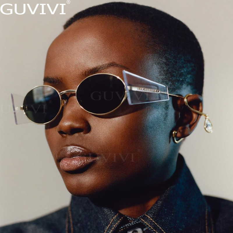 Okrugle vintage sunčane naočale Ženske 2020. Luksuzni brend Ovalne steampunk sunčane naočale Retro punk naočale Modne naočale sjenila UV400