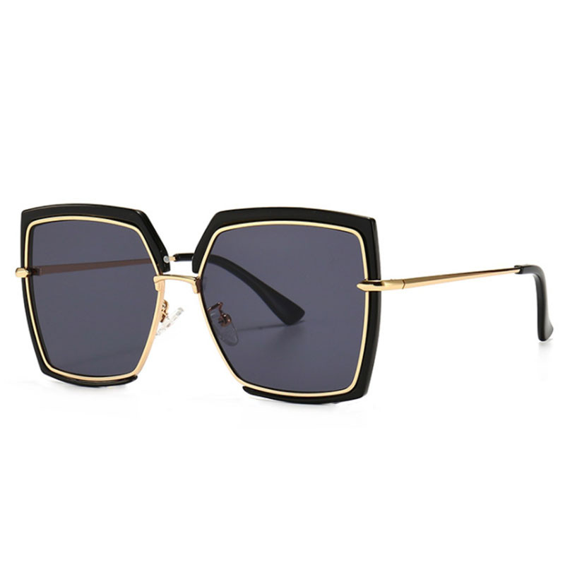 Polygon Cat Eye Луксозни слънчеви очила Мъже Жени Модни нюанси UV400 Ретро очила 50568