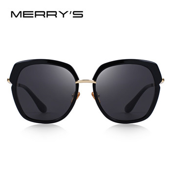 MERRYS DESIGN Γυναικεία Μόδα Polarized Γυαλιά Ηλίου Ασπίδα Σκελετός Μεταλλικός Ναός 100% Προστασία UV S6371