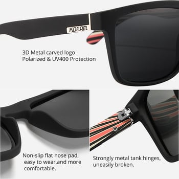 KDEAM Brand Square Polarized Γυαλιά Ανδρικά Γυναικεία Γυαλιά Ψαρέματος Γυαλιά ηλίου Κάμπινγκ Πεζοπορία Οδήγηση Αθλητικά γυαλιά ηλίου CE