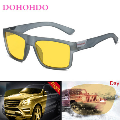 2022 Square Night Vision Polarized Sunglasses Men Women Classic Sports Outdoor Fishing Travel Colorful Sun Glasses UV400 Goggles