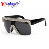 2019 Слънчеви очила мъже Vintage Cool style Goggle Sunglasses bling rhinestones слънчеви очила жени oculos de sol feminino uv400
