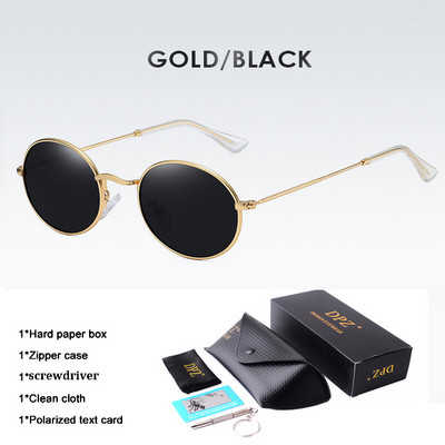 DPZ Classic 3020 ovalne metalne polarizirane sunčane naočale Ženske vintage retro brendirane sunčane naočale Oculos De Sol