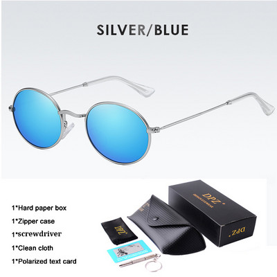 DPZ Classic 3020 ovalne metalne polarizirane sunčane naočale Ženske vintage retro brendirane sunčane naočale Oculos De Sol