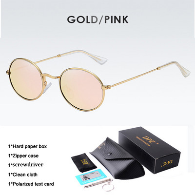 DPZ Classic 3020 ovalne metalne polarizirane sunčane naočale Ženske vintage retro brendirane sunčane naočale Oculos De Sol