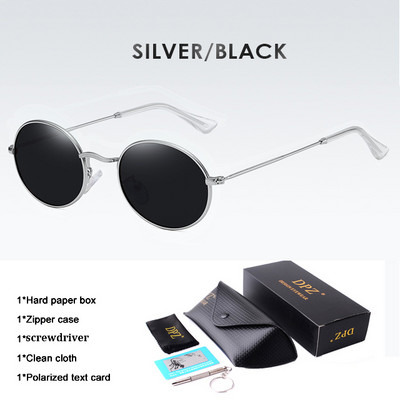 DPZ Classic 3020 ovalne metalne polarizirane sunčane naočale Ženske vintage retro brendirane sunčane naočale Oculos De Sol